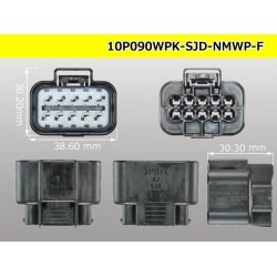 Photo3: ●[furukawa] (former Mitsubishi) NMWP series 10 pole waterproofing F connector（no terminals）/10P090WP-SJD-NMWP-F-tr