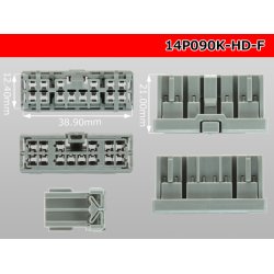 Photo3: ●[sumitomo] 090 type HD series 14 pole F connector（no terminals）/14P090-HD-F-tr