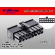 Photo1: ●[Molex] Mini-Fit Jr series 16 pole [two lines] female connector [black] (no terminal)/16P-MFJ-MLX-BK-F-tr  (1)