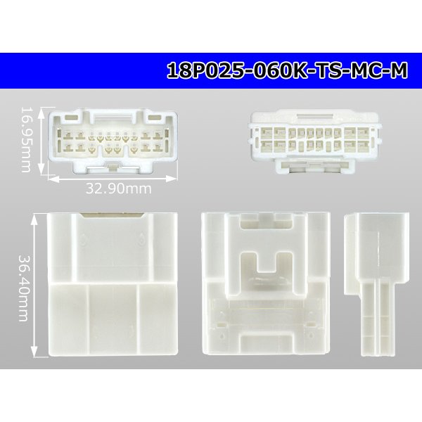 Photo3: ●[sumitomo] 025 type +060 type TS series hybrid 18 pole M connector[MC type] (no terminals) /18P025-060-TS-MC-M-tr