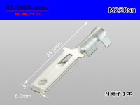 [Yazaki] 250 type male terminal (for the 0.85-2.0mm2 electric wire) male terminal [sn plating] /M250sn