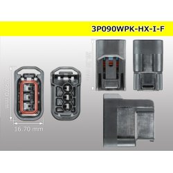 Photo3: ●[sumitomo] 090 type HX series 3 pole F connector (no terminal nothing) /3P090WP-HX-I-F-tr