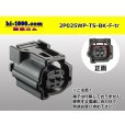 Photo1: ●[sumitomo]025 type TS waterproofing series 2 pole F connector  [black] (no terminals)/2P025WP-TS-BK-F-tr (1)