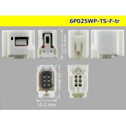 Photo3: ●[sumitomo]025 type TS waterproofing series 6 pole F connector (no terminals) /6P025WP-TS-F-tr
