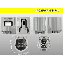 Photo3: ●[sumitomo]025 type TS waterproofing series 4 pole F connector (no terminals) /4P025WP-TS-F-tr