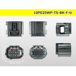 Photo3: ●[sumitomo]025 type TS waterproofing series 10 pole F connector [black] (no terminals) /10P025WP-TS-BK-F-tr