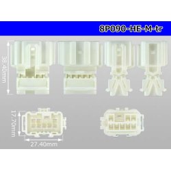 Photo3: ●[sumitomo] 090 type HE series 8 pole M connector（no terminals）/8P090-HE-M-tr