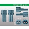 Photo3: ●[sumitomo] 090 type MT waterproofing series 2 pole M connector [blue]（no terminals）/2P090WP-MT-BL-M-tr (3)