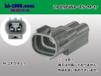 ●[sumitomo] 090 type TS waterproofing series 2 pole M connector（no terminals）/2P090WP-TS-M-tr