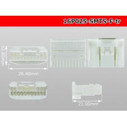 Photo3: ●[sumitomo]025 type 16 pole TS series [5+11 sequence] F connector (no terminals) /16P025-SMTS-F-tr