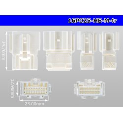 Photo3: ●[sumitomo]025 type HE series 16 pole M connector (no terminals) /16P025-HE-M-tr