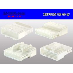 Photo2: ●[TE]025 type series 28 pole M connector [white] (no terminals) /28P025-TE-M-tr