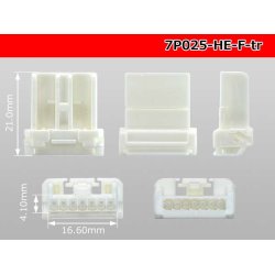 Photo3: ●[sumitomo] 025 type HE series 7 pole F connector (no terminals) /7P025-HE-F-tr