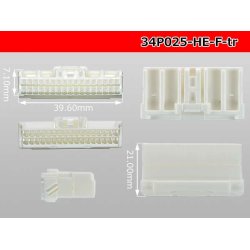 Photo3: ●[sumitomo]025 type HE series 34 pole F connector (no terminals) /34P025-HE-F-tr