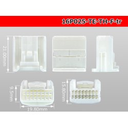 Photo3: ●[TE] 025 type series 16 pole F connector[white] (no terminals) /16P025-TE-TH-F-tr