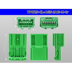 Photo3: ●[JAE]025 type IL-AG5 series 7 pole M connector (no terminals) /7P025-IL-AG5-JAE-M-tr