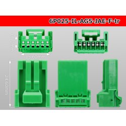 Photo3: ●[JAE]025 type IL-AG5 series 6 pole F connector (no terminals) /6P025-IL-AG5-JAE-F-tr