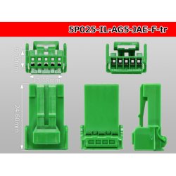 Photo3: ●[JAE]025 type IL-AG5 series 5 pole F connector (no terminals) /5P025-IL-AG5-JAE-F-tr