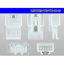 Photo3: ●[TE] 025 type series 16 pole M connector[white] (no terminals) /16P025-TE-TH-M-tr