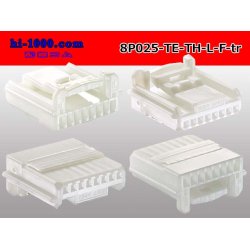 Photo2: ●[TE]025 type series 8 pole F connector[white] (no terminals)one line of type /8P025-TE-TH-L-F-tr