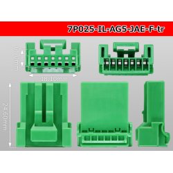 Photo3: ●[JAE]025 type IL-AG5 series 7 pole F connector (no terminals) /7P025-IL-AG5-JAE-F-tr