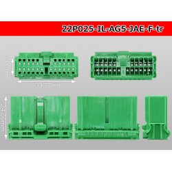 Photo3: ●[JAE]025 type IL-AG5 series 22 pole F connector (no terminals) /22P025-IL-AG5-JAE-F-tr