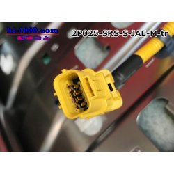 Photo5: ●[JAE]M 025 model 2 pole air backgroundconnector -S (no terminals) yellow /2P025-SRS-S-JAE-M-tr