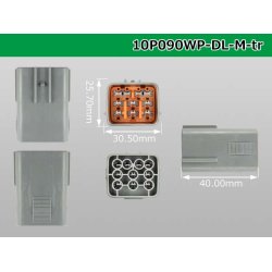 Photo3: ●[sumitomo] 090 type DL waterproofing series 10 pole M connector (no terminals) /10P090WP-DL-M-tr