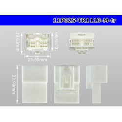 Photo3: ●[Tokai-Rika]025 type 11 pole M connector (no terminals) /11P025-TR1110-M-tr