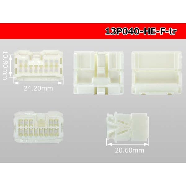 Photo3: ●[sumitomo]040 type HE series 13 pole F connector (no terminals) /13P040-HE-F-tr
