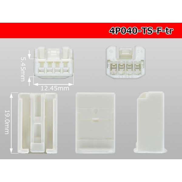 Photo3: ●[sumitomo]040 type TS series 4 pole F connector (no terminal)/4P040-TS-F-tr