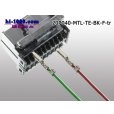 Photo5: ●[TE]040 type 20 pole multi-lock F connector [black] (no terminals) /20P040-MTL-TE-BK-F-tr (5)