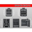 Photo3: ●[TE]040 type 8 pole multi-lock F connector [black] (no terminals) /8P040-MTL-TE-BK-F-tr (3)