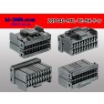 Photo2: ●[TE]040 type 20 pole multi-lock F connector [black] (no terminals) /20P040-MTL-TE-BK-F-tr (2)