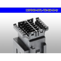 Photo4: ●[TE]040 type 12 pole multi-lock M connector [black] (no terminals) /12P040-MTL-TE-BK-M-tr
