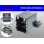 Photo1: ●[TE]040 type 8 pole multi-lock M connector [black] (Straight pin header type) /8P040-MTL-U-TE-BK-M (1)