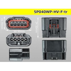 Photo3: ●[sumitomo] 040 type HV/HVG [waterproofing] series 5 pole F side connector(no terminals) /5P040WP-HV-F-tr