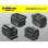 Photo2: ●[sumitomo] 040 type HX [waterproofing] series 4 pole F side connector (no terminals) /4P040WP-HX-F-tr (2)