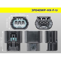Photo3: ●[sumitomo] 040 type HX [waterproofing] series 3 pole F side connector(no terminals) /3P040WP-HX-F-tr