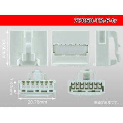 Photo3: ●[Tokai-rika]050 type 7 pole F connector(no terminals) /7P050-TR-F-tr