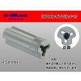 Photo1: ●[nippon tanshi]040 type N38 series 3 pole F connector [gray] (no terminals) /3P040-NT-GR-F-tr  (1)