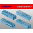 Photo2: ●[sumitomo]050 type HC series 2 pole F connector[skyblue] (no terminals)/2P050-HC-SB-F-tr (2)