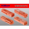 Photo2: ●[sumitomo]050 type HC series 2 pole F connector[orange] (no terminals)/2P050-HC-OR-F-tr (2)