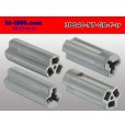 Photo2: ●[nippon tanshi]040 type N38 series 3 pole F connector [gray] (no terminals) /3P040-NT-GR-F-tr  (2)