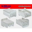 Photo2: ●[yazaki] 060 type HLC series 4 pole F connector (no terminals) /4P060-HLC-F-tr (2)
