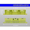 Photo3: ●[Tyco] 060 type ECPL series 42 pole M connector [yellow] /42P060-ECPL-AMP-M (3)