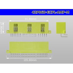 Photo4: ●[Tyco] 060 type ECPL series 42 pole M connector [yellow] /42P060-ECPL-AMP-M