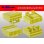 Photo2: ●[Tyco] 060 type ECPL series 18 pole F connector [yellow]  (no terminals) /18P060-ECPL-AMP-F-tr (2)