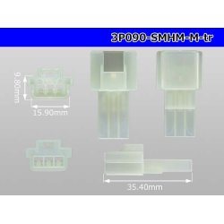 Photo3: ●[sumitomo] 090 type HM series 3 pole M connector（no terminals）/3P090-SMHM-M-tr