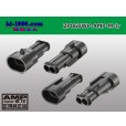 Photo2: ●[TE]060 type SRS1.5 super seal waterproofing 2 pole M connector(no terminals) /2P060WP-AMP-M-tr (2)